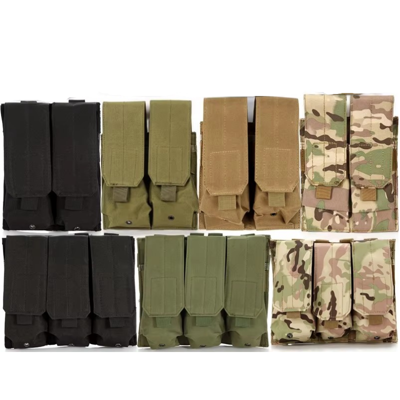Magazine Holder Rack - M4 M16 Molle Magazine Pouch Double