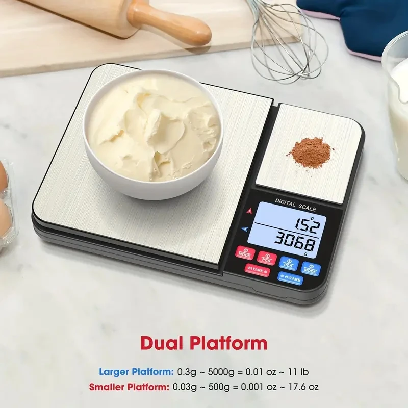 1pc Digital Kitchen Scale for  - Tape Dispenser Weighted のレビューと価格