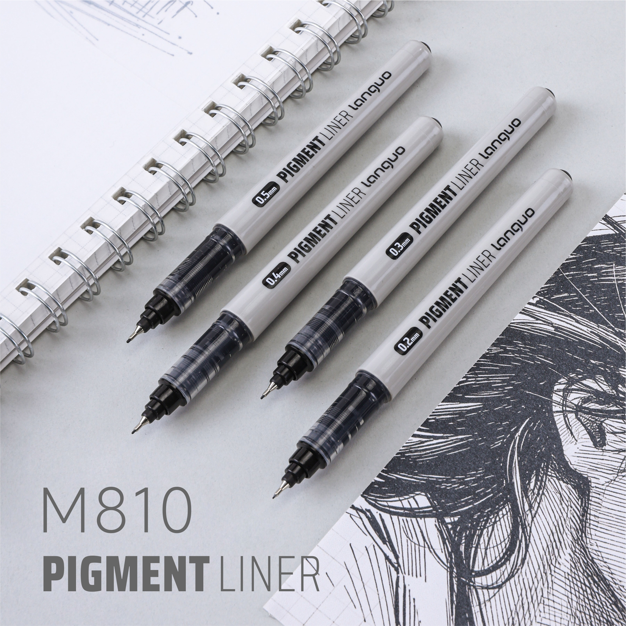 LANGUO 0.2/0.3/0.4/0.5 mm Micr - Correction Pen Fine のレビューと価格