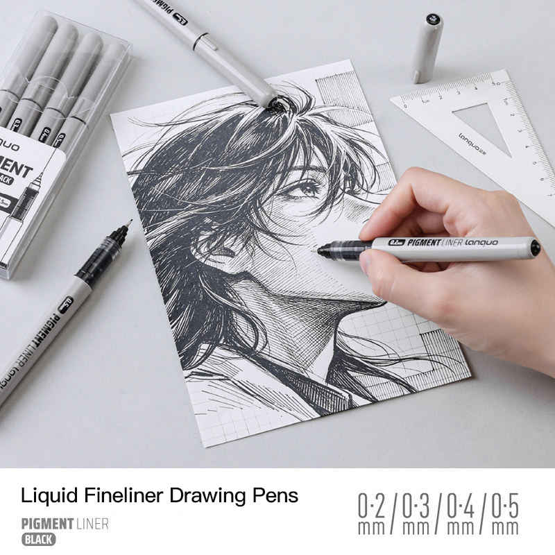 LANGUO 0.2/0.3/0.4/0.5 mm Micr - Correction Pen Fine のレビューと価格