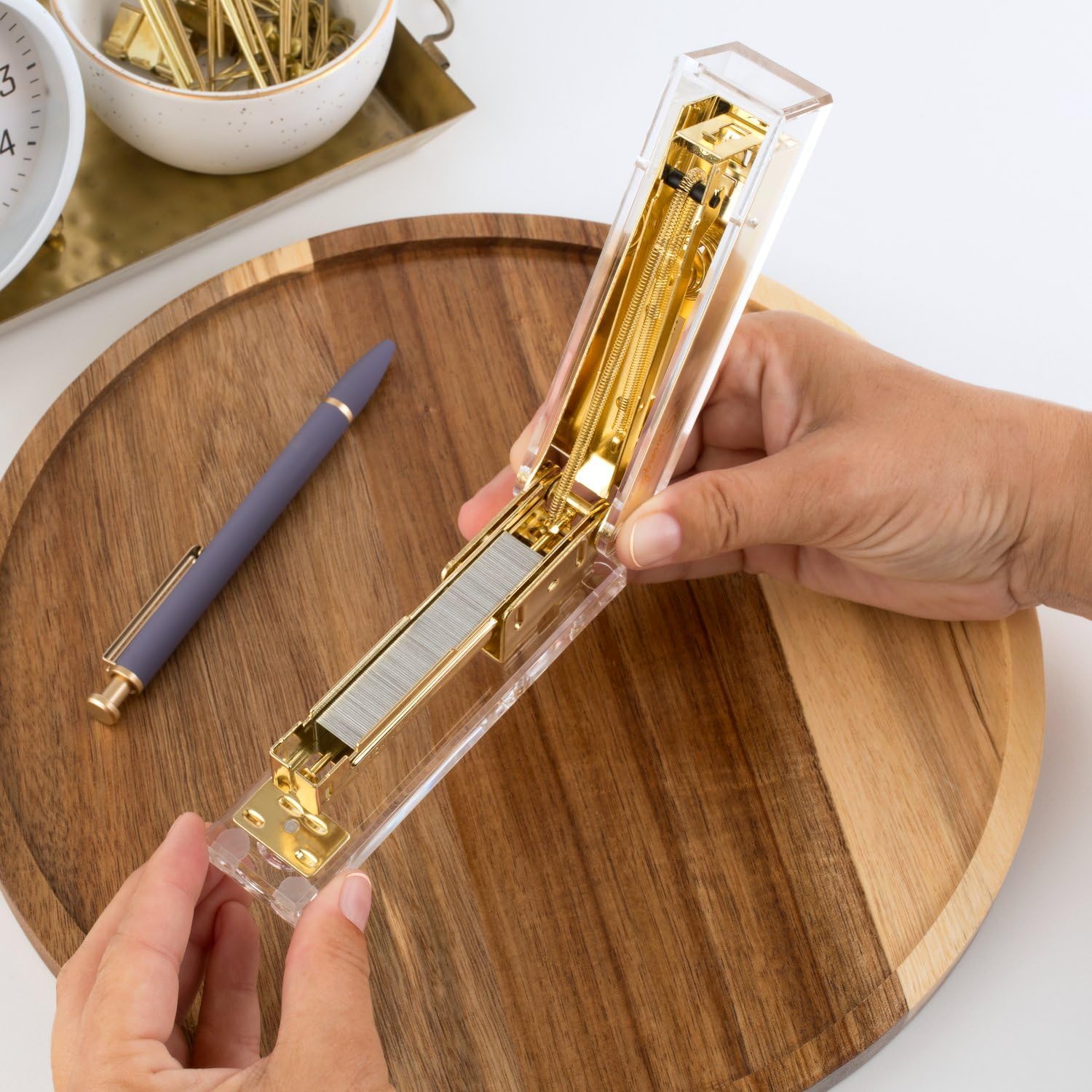 Swingline Compact Clear Acryli - Stapler Half Strip のレビューと価格