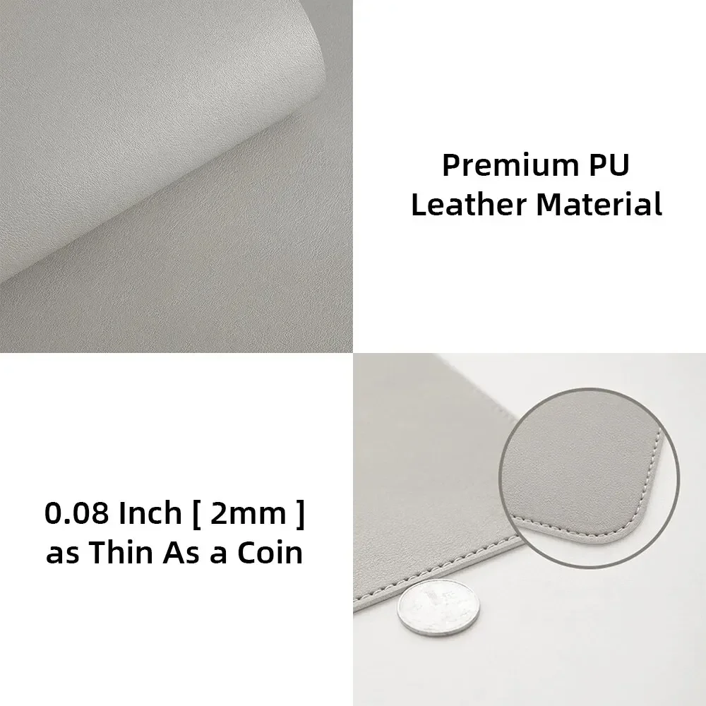 1 Pcs Large Size 60*30mm Offic - Leather Desk Pad のレビューと価格