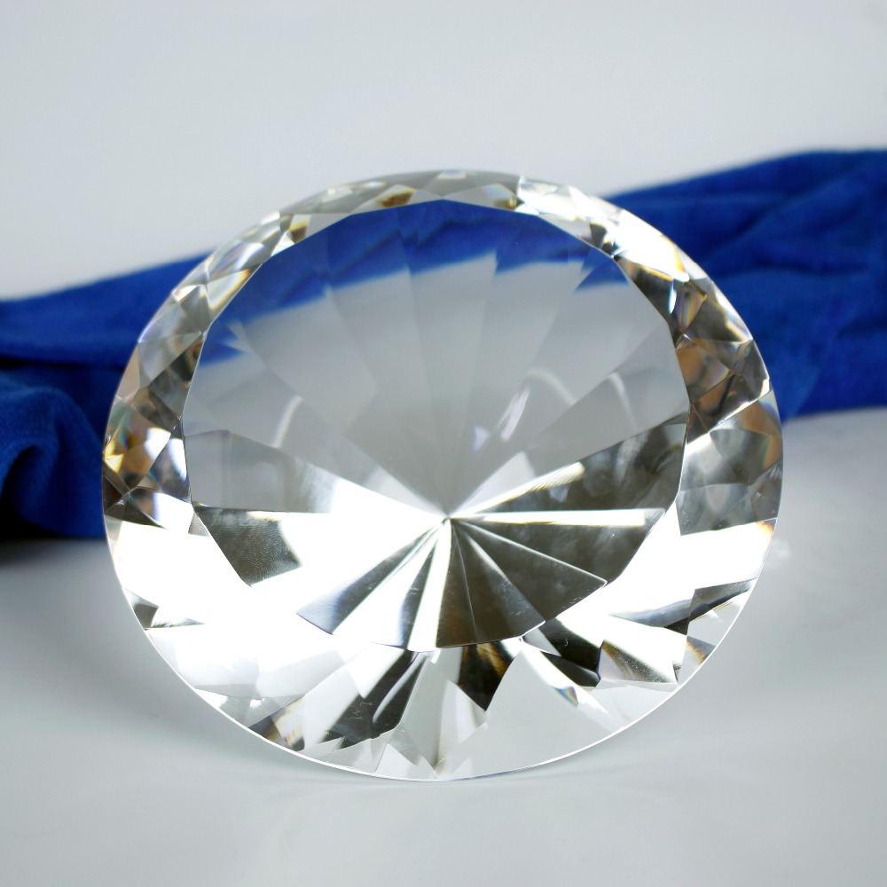 150mm Transparent Optical Crys - Paper Weight Crystal のレビューと価格