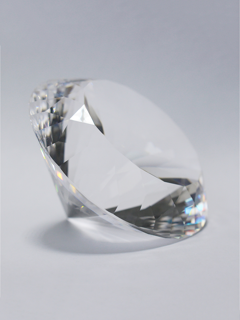 150mm Transparent Optical Crys - Paper Weight Crystal のレビューと価格