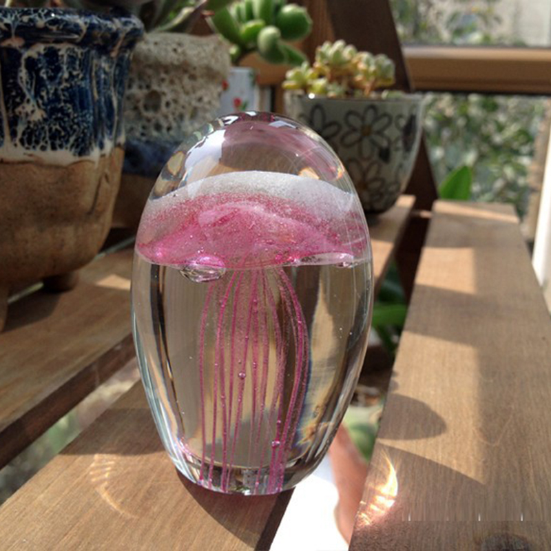 Miniature 3D Jellyfish Crystal - Paper Weight Crystal のレビューと価格