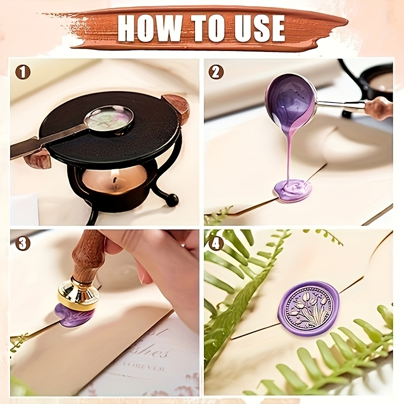 21pc wax stamp set with variou - Wax Seal Stamp Set のレビューと価格