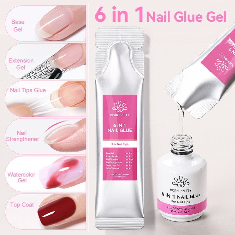BORN PRETTY 15g 6 IN 1 Extensi - Gel Refill Pack のレビューと価格