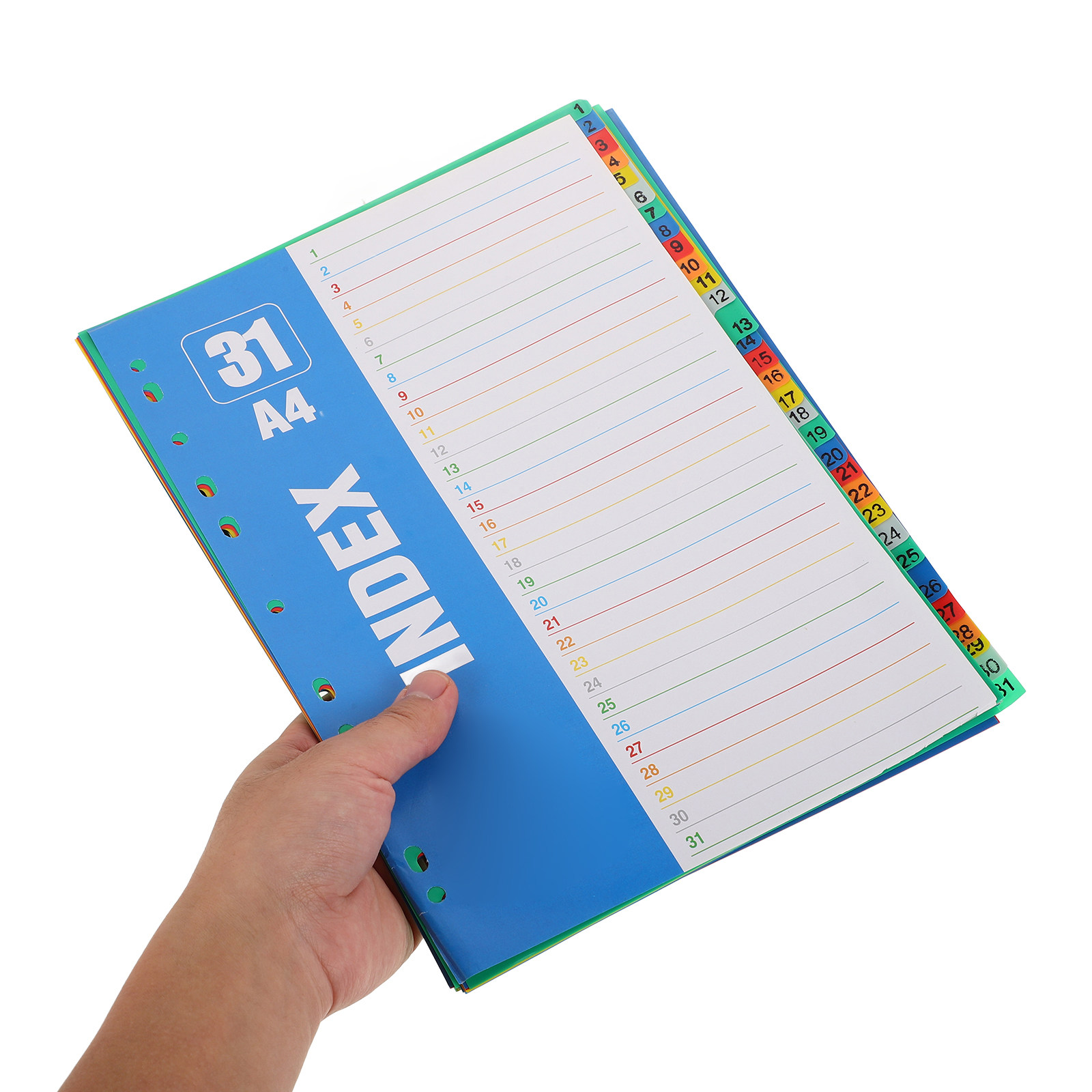 1Set A4 11-Hole PP Index Divid - Tab Divider A4 のレビューと価格