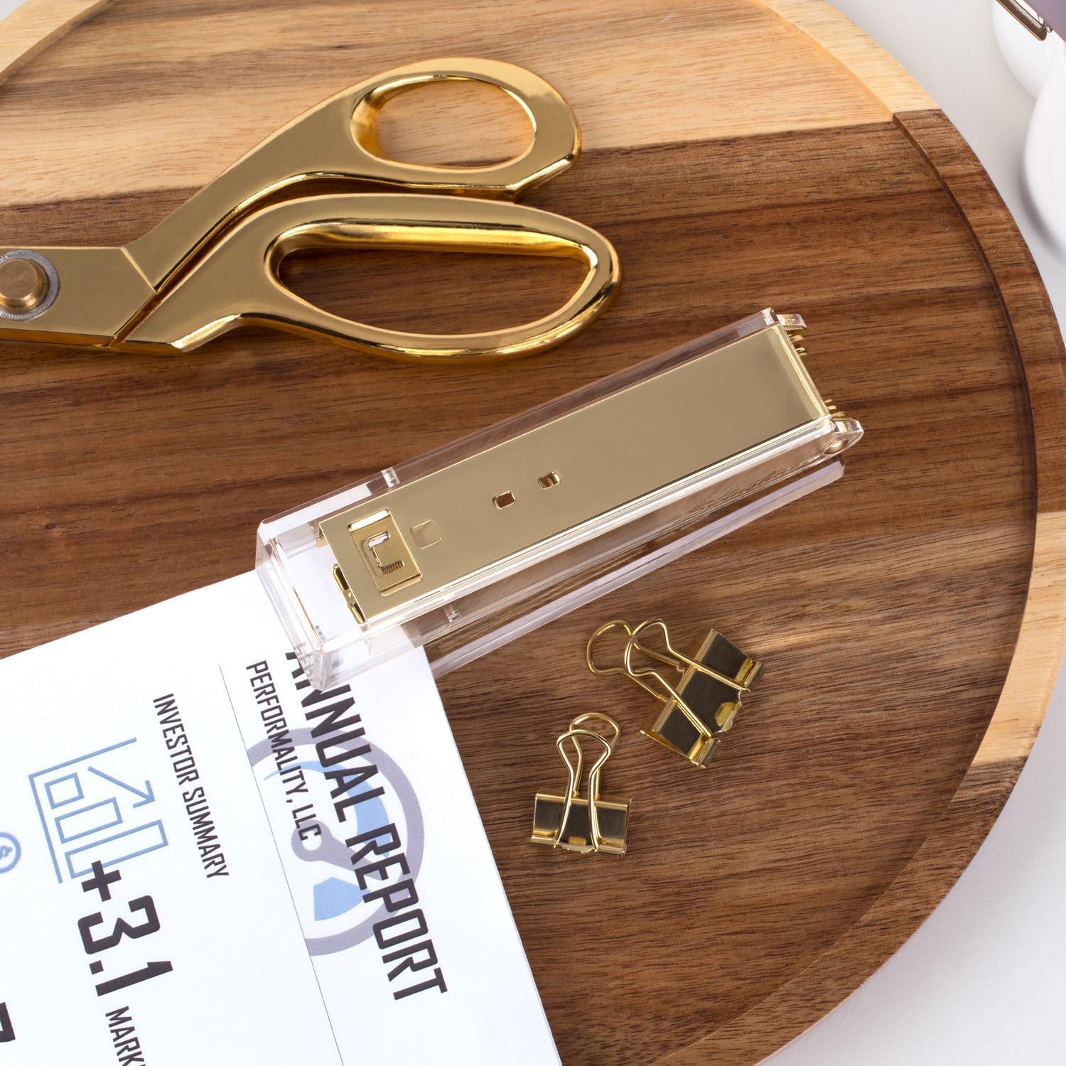Compact Acrylic Gold Stapler,  - Stapler Half Strip のレビューと価格