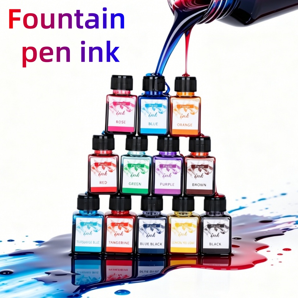 12-colors fountain pen ink, 25 - Fountain Pen Bottled Ink のレビューと価格