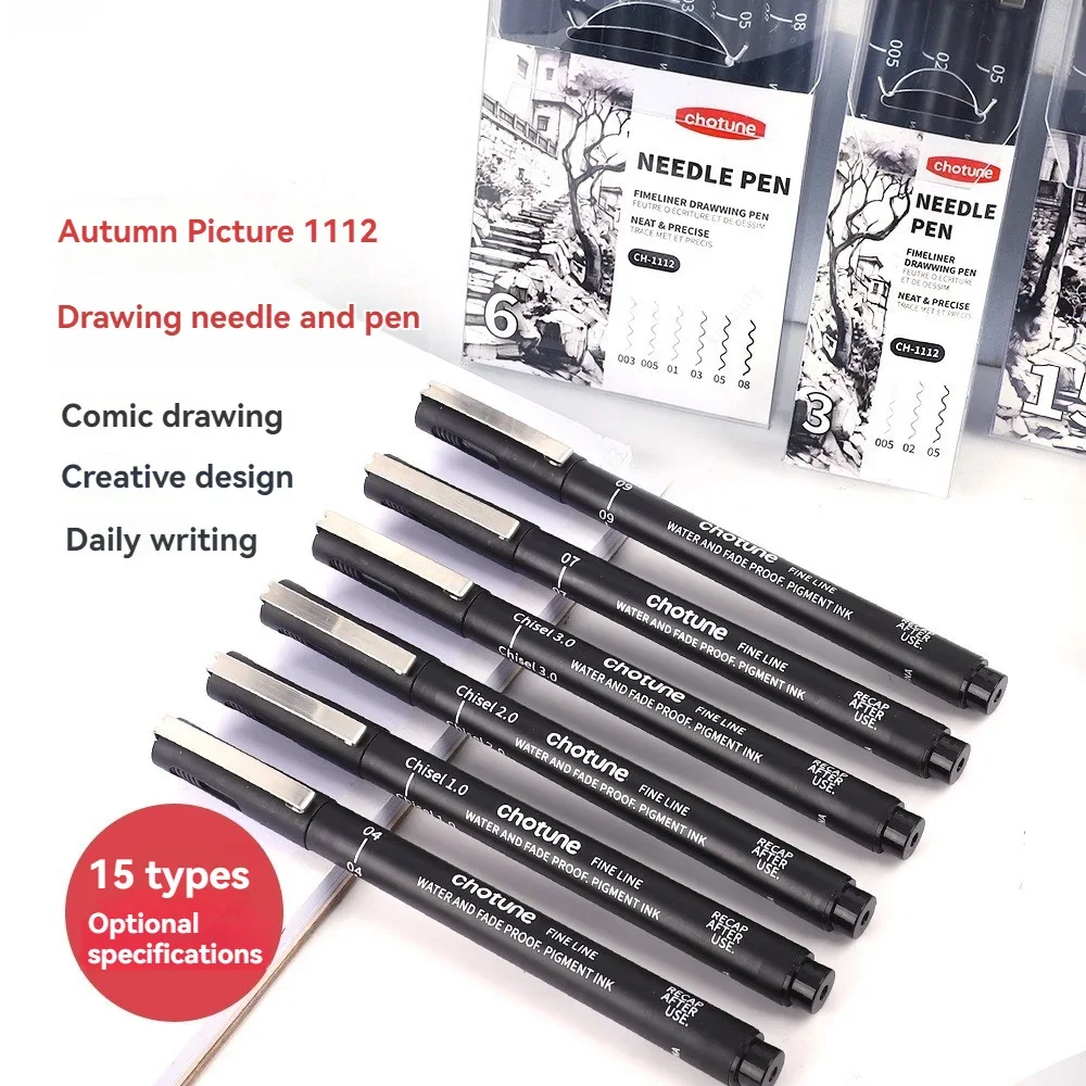 Black Micro Pens,15 Sizes,Wate - Archive Box Set のレビューと価格