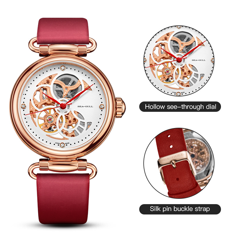 Seagull Openwork Dial Mechanic - Paper Weight Crystal のレビューと価格