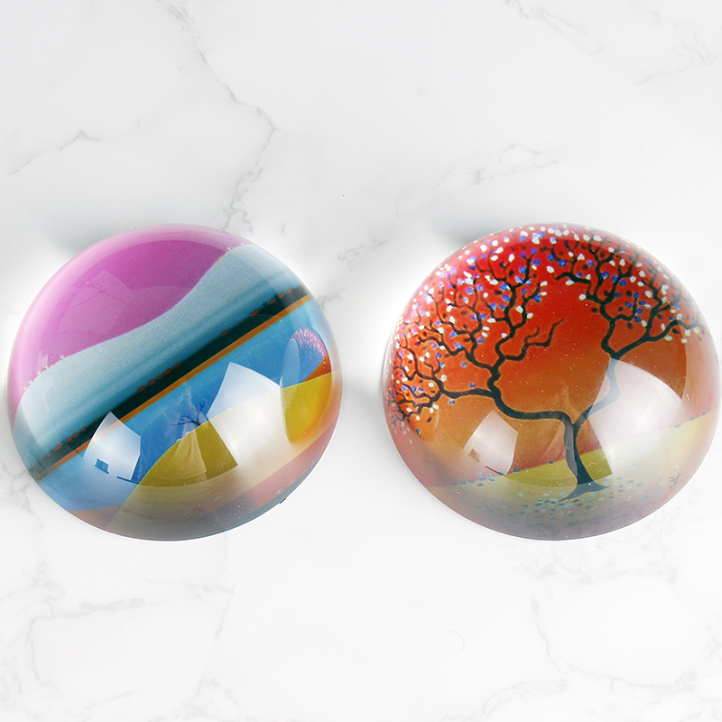 Custom Crystal Hemisphere Glas - Paper Weight Crystal のレビューと価格