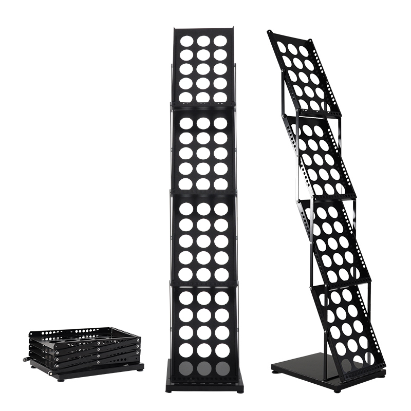 Folding Metal Brochure Magazin - Magazine Holder Rack のレビューと価格