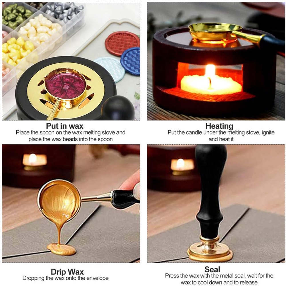 Personalized Wax Seal Stamp Ki - Wax Seal Stamp Set のレビューと価格