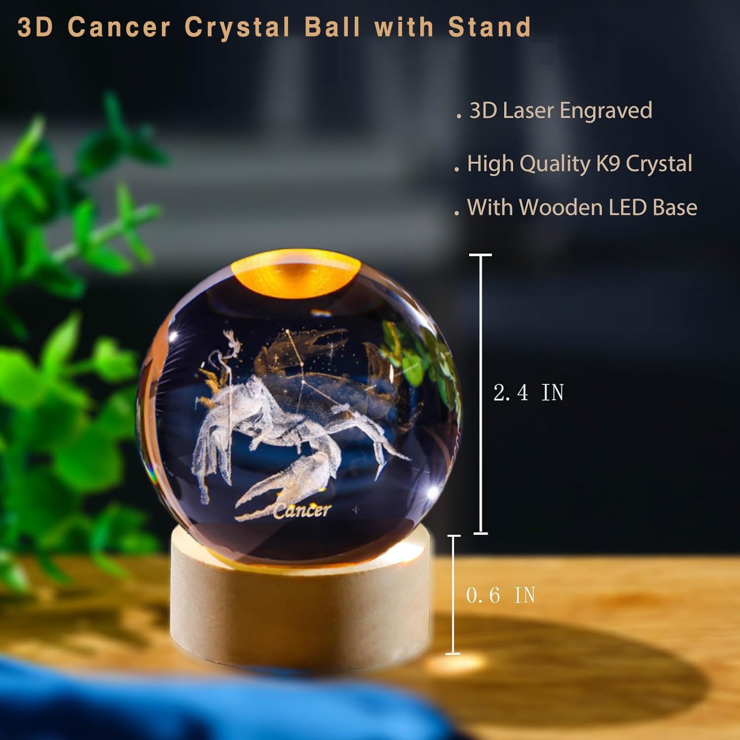 3D Cancer Constellation Crysta - Paper Weight Crystal のレビューと価格