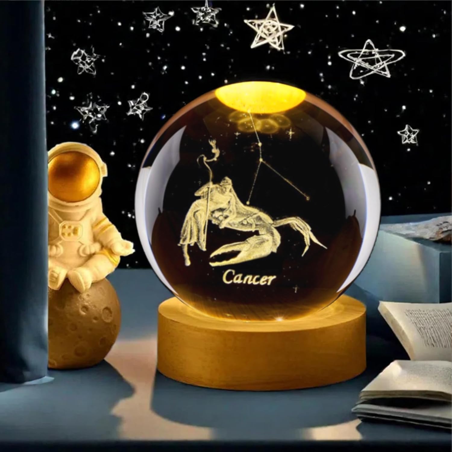 3D Cancer Constellation Crysta - Paper Weight Crystal のレビューと価格