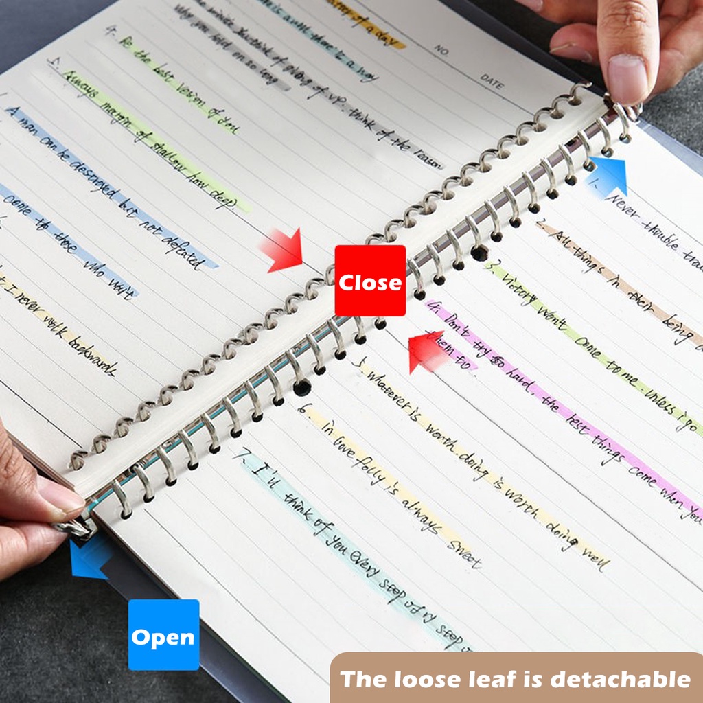 A5/B5/A4 Binder Notebooks Loos - Binder A4 Lever のレビューと価格