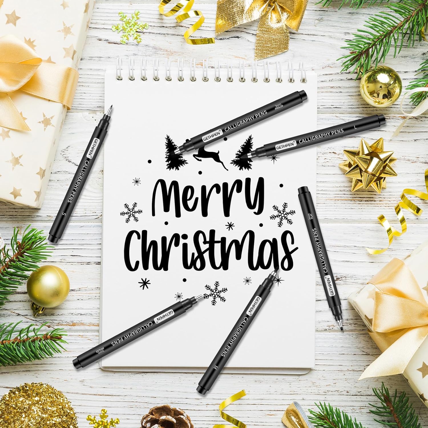 10 Size Calligraphy Pens Set f - Archive Box Set のレビューと価格
