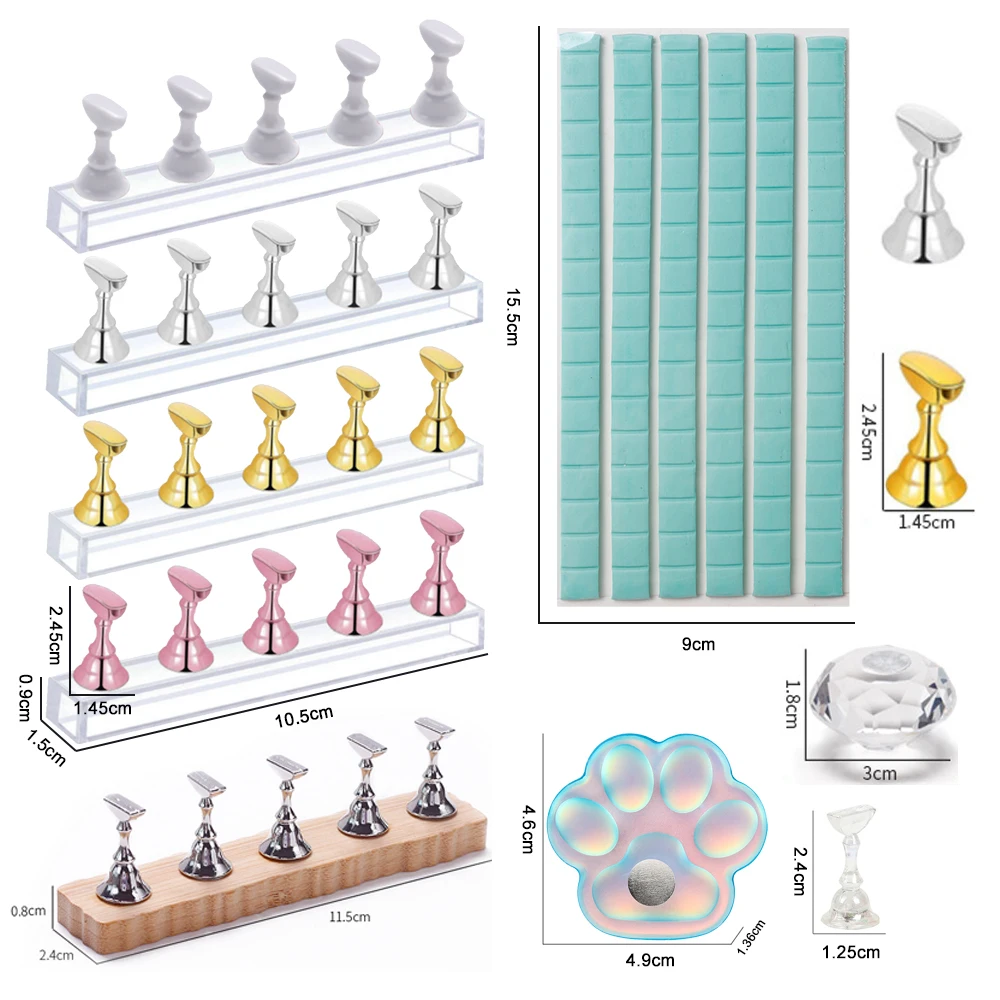 5PCS/Pack Chess Magnetic Nail  - Gel Refill Pack のレビューと価格