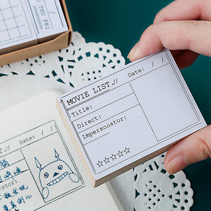 Daily Time Mark Calendar Agend - Rubber Date Stamp のレビューと価格