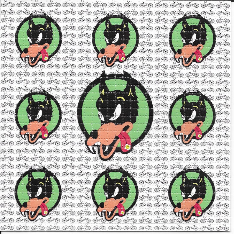 Dire Wolf Psychedelic LSD Acid - Ink Blotter Paper のレビューと価格
