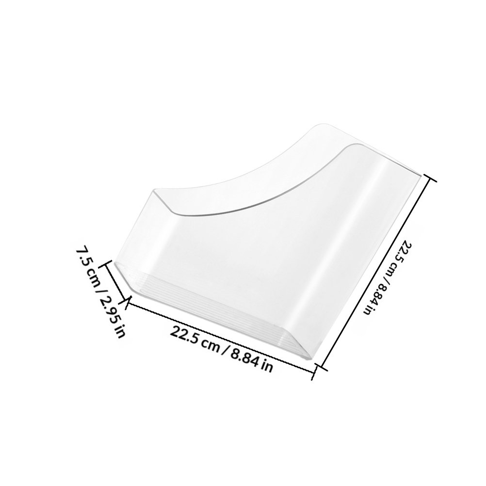 2Pcs Clear File Organizer Desk - Magazine Holder Rack のレビューと価格