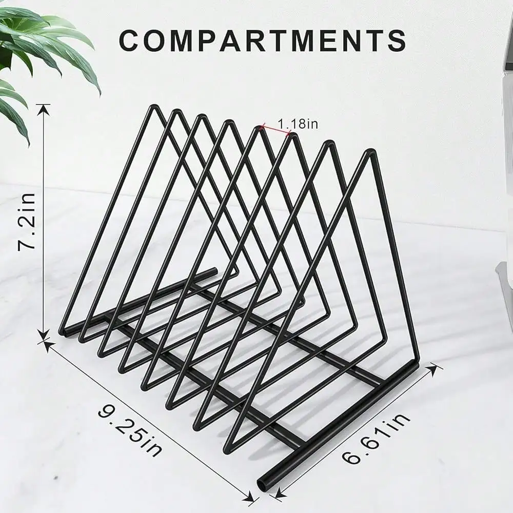 Triangle File Folder Racks,7 S - Magazine Holder Rack のレビューと価格