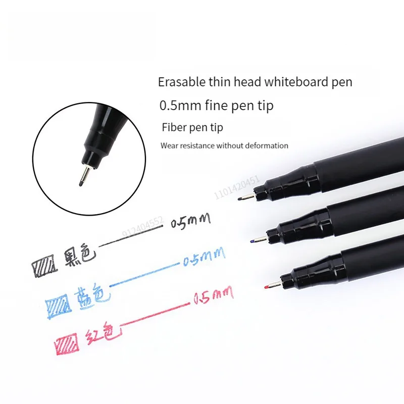 8pcs Erasable Whiteboard Pen 0 - Correction Pen Fine のレビューと価格