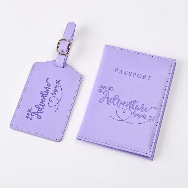 New Purple PU Leather Passport - Index Card Holder のレビューと価格