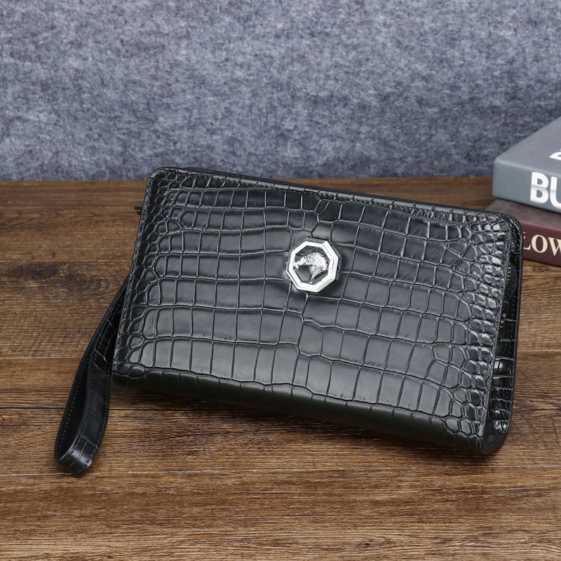 Men's Genuine Leather Clutch B - Index Card Holder のレビューと価格