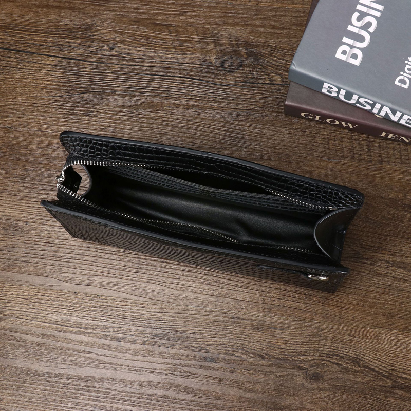Men's Genuine Leather Clutch B - Index Card Holder のレビューと価格