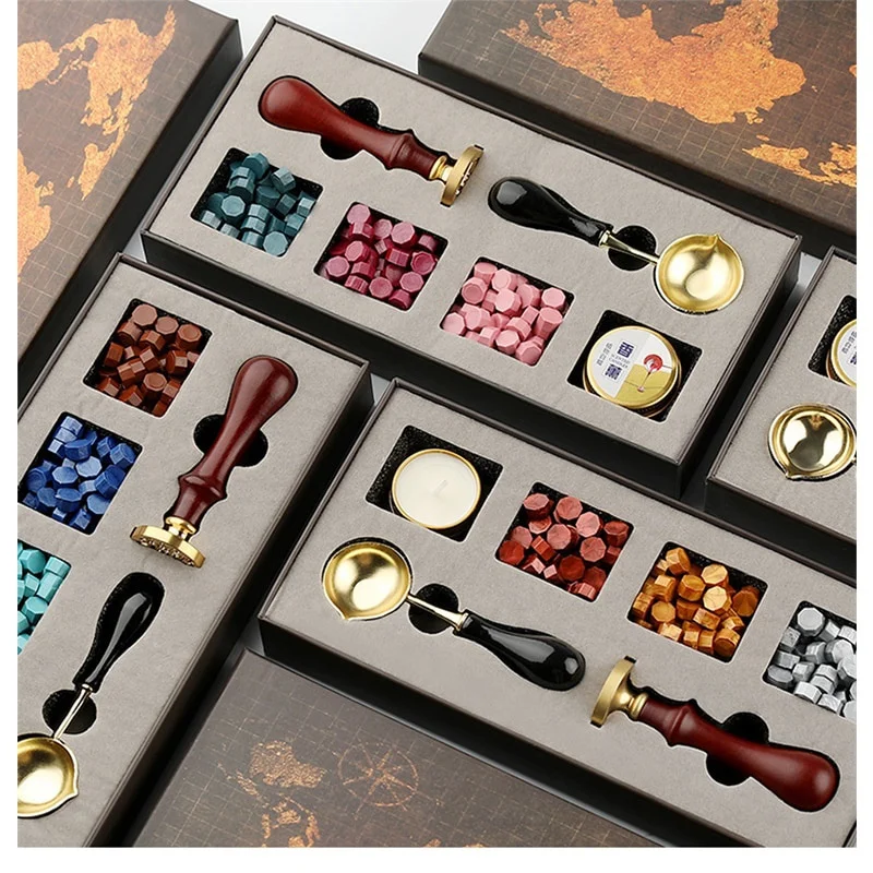DIY Stamps Wax Seal Box Kit De - Wax Seal Stamp Set のレビューと価格