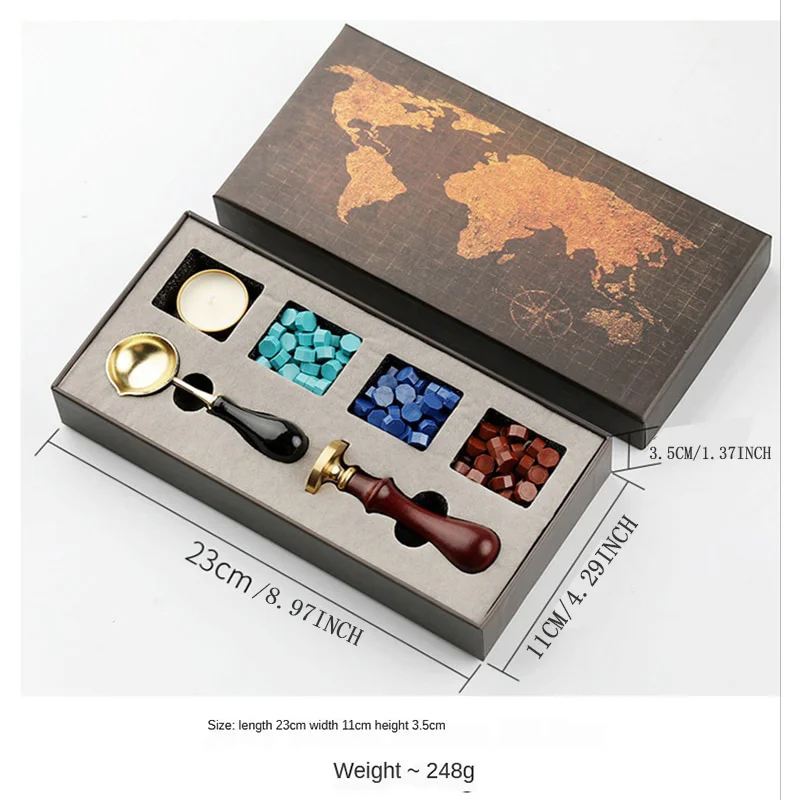 DIY Stamps Wax Seal Box Kit De - Wax Seal Stamp Set のレビューと価格