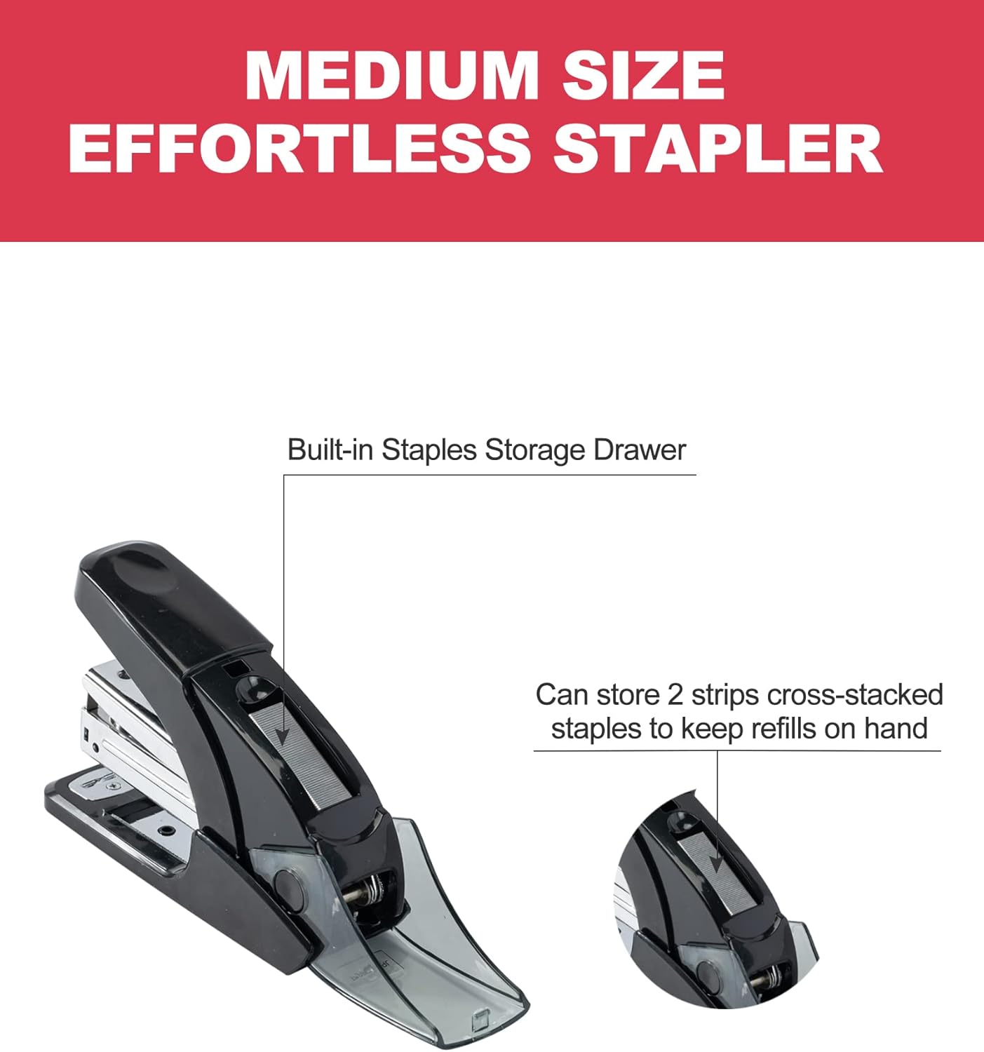Effortless Standard Stapler Se - Stapler Half Strip のレビューと価格