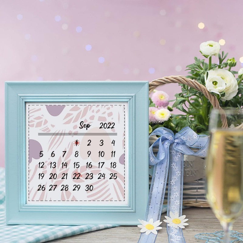 1PC 8.3x5.8in Calendar Clear S - Rubber Date Stamp のレビューと価格
