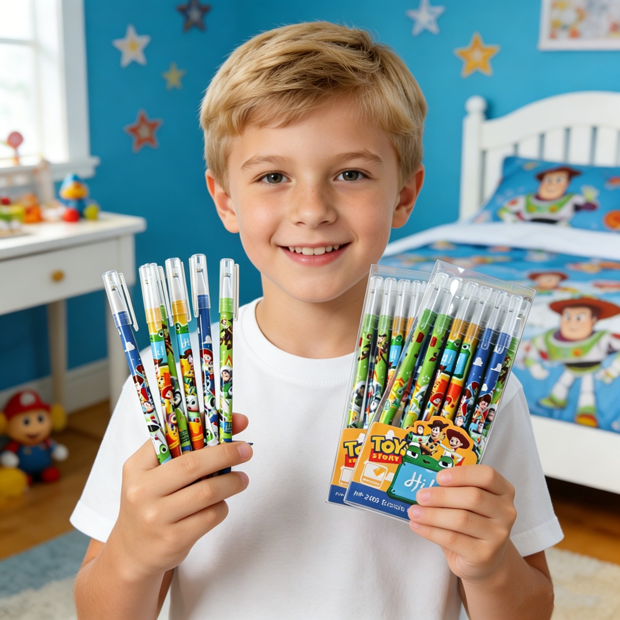 New 6/24pcs Toy Story Magic Er - Correction Pen Fine のレビューと価格