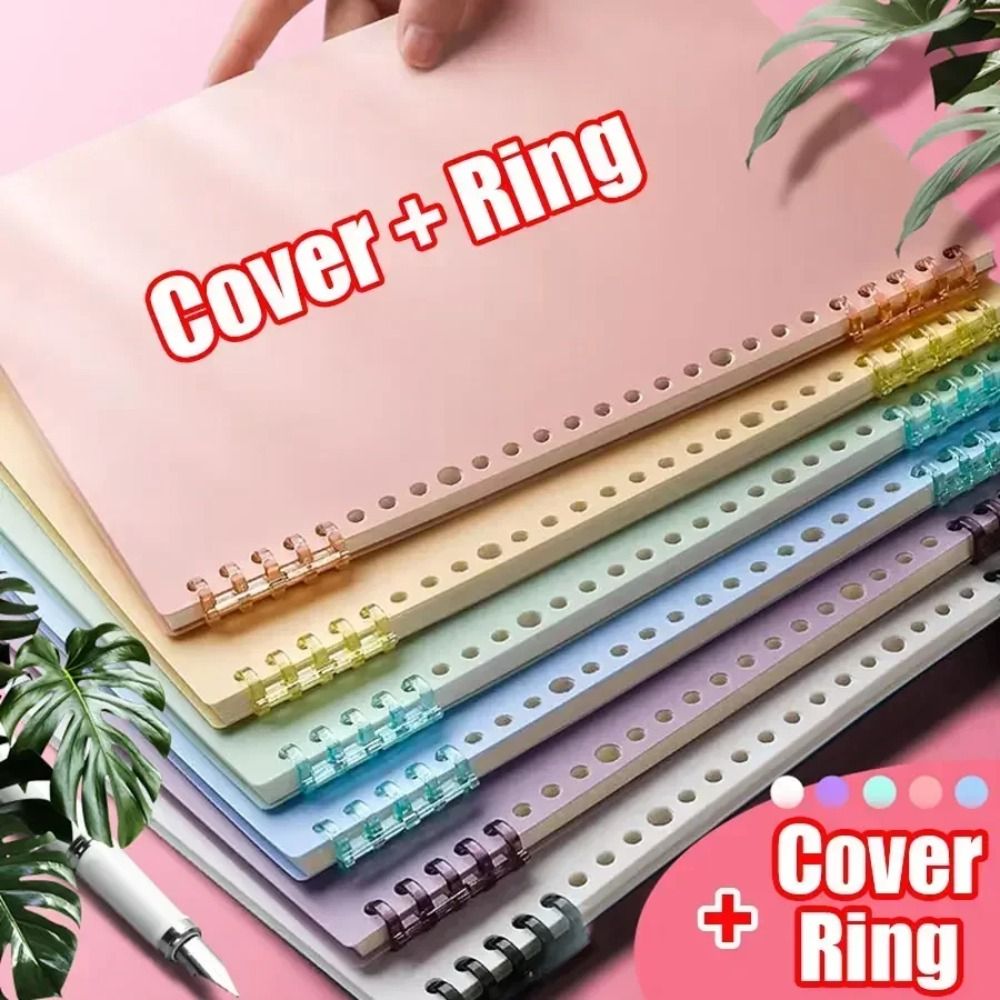 4Pcs PP Loose-leaf Book Cover  - Binder A4 Lever のレビューと価格