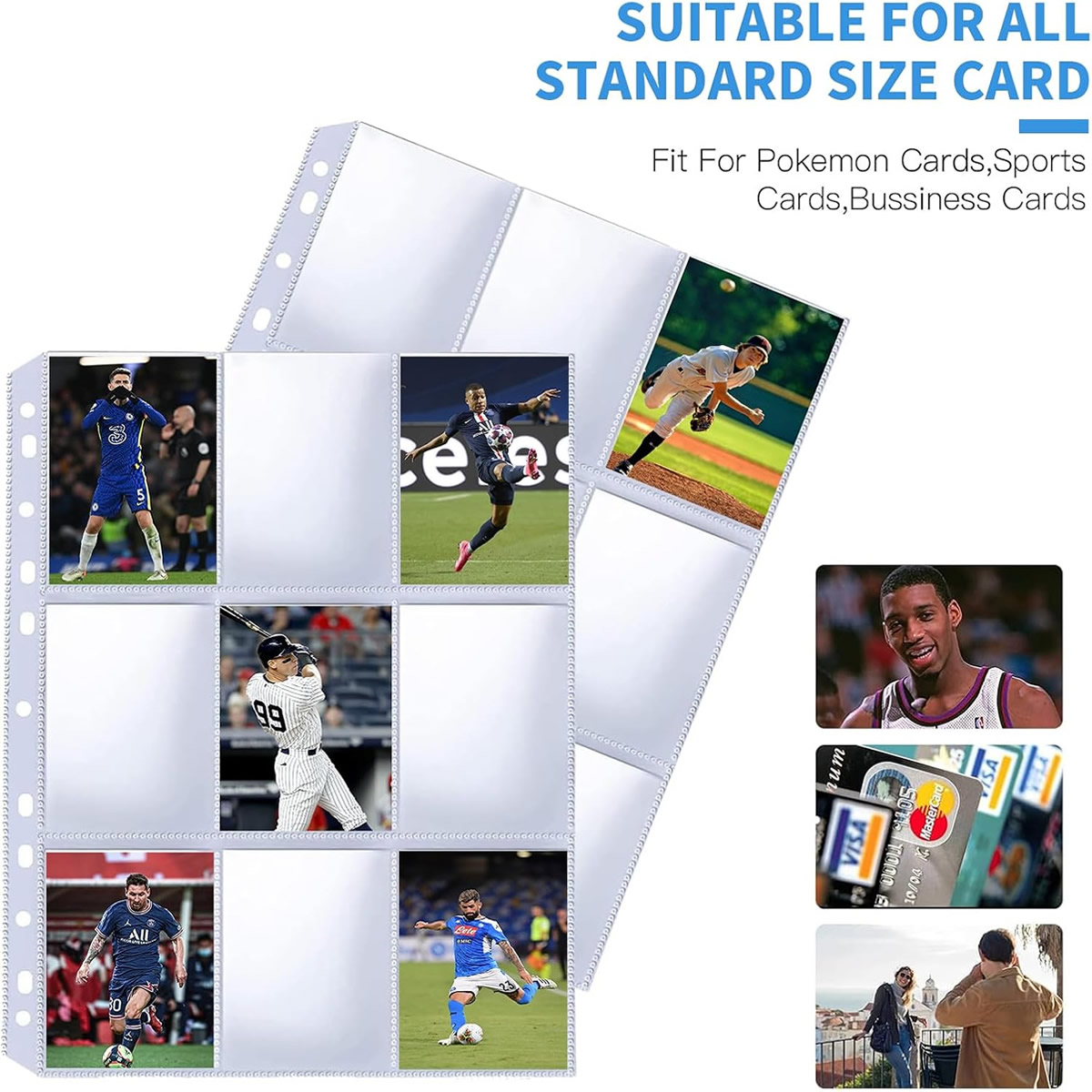 50 Pack 9 Pocket Card Sleeves  - Card Index Box のレビューと価格