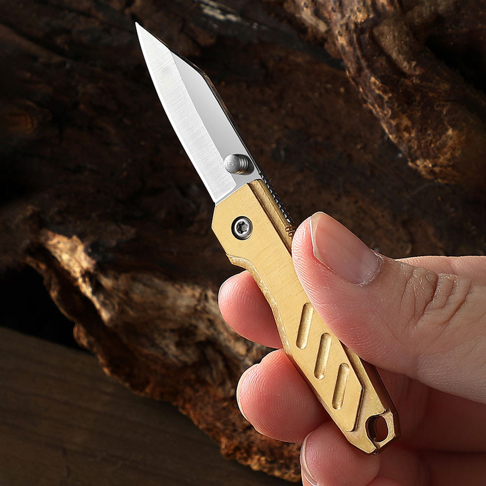Brass Mini Folding Utility Kni - Letter Opener Brass のレビューと価格