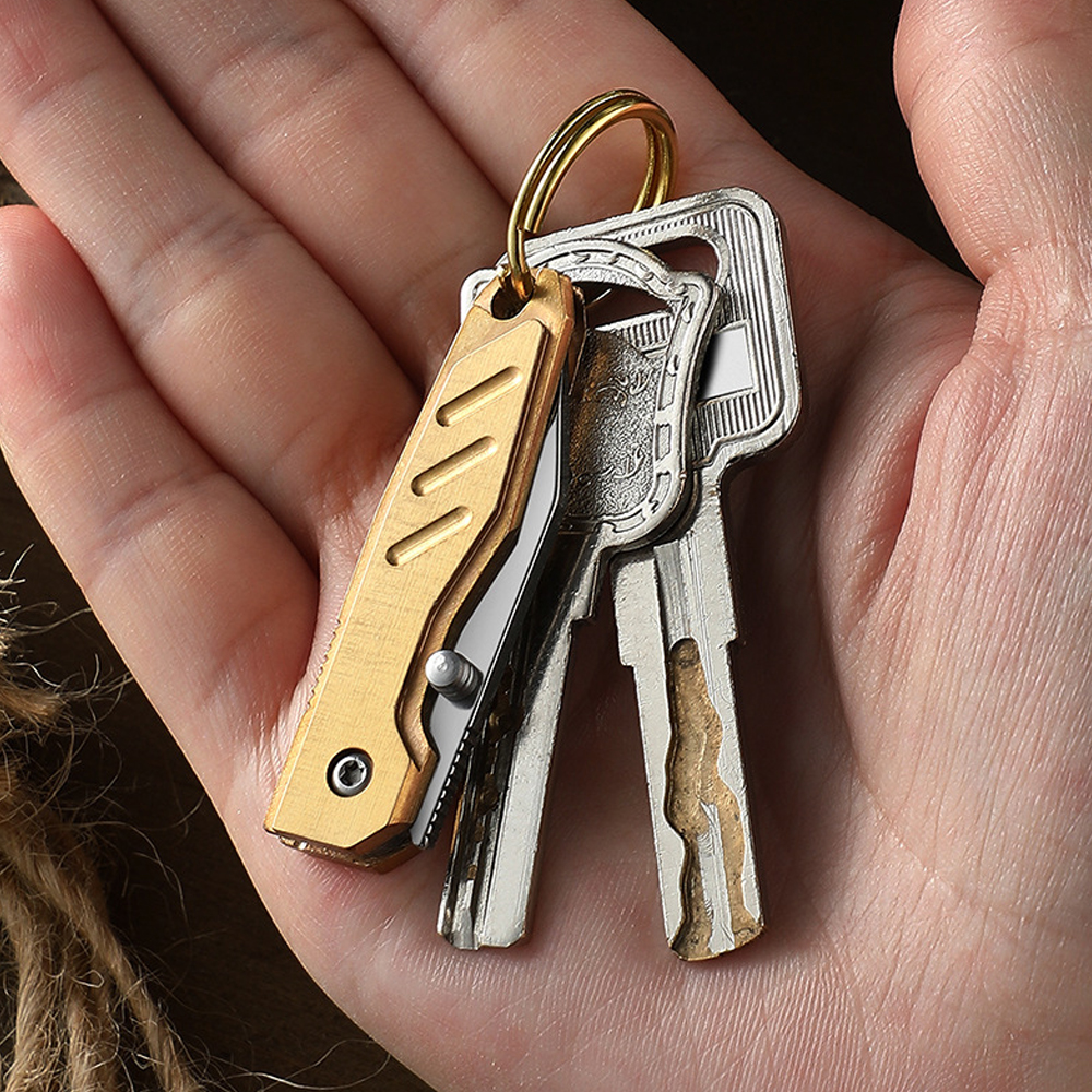 Brass Mini Folding Utility Kni - Letter Opener Brass のレビューと価格