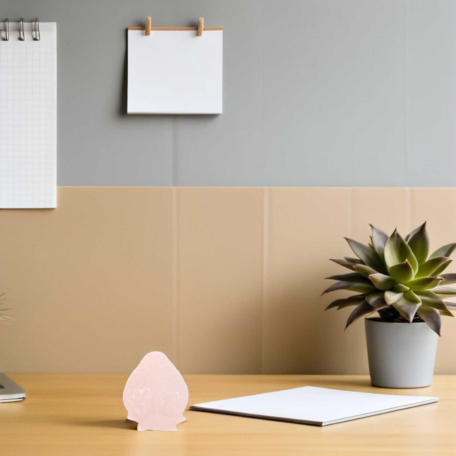 Rose Quartz Strawberry Crystal - Paper Weight Crystal のレビューと価格