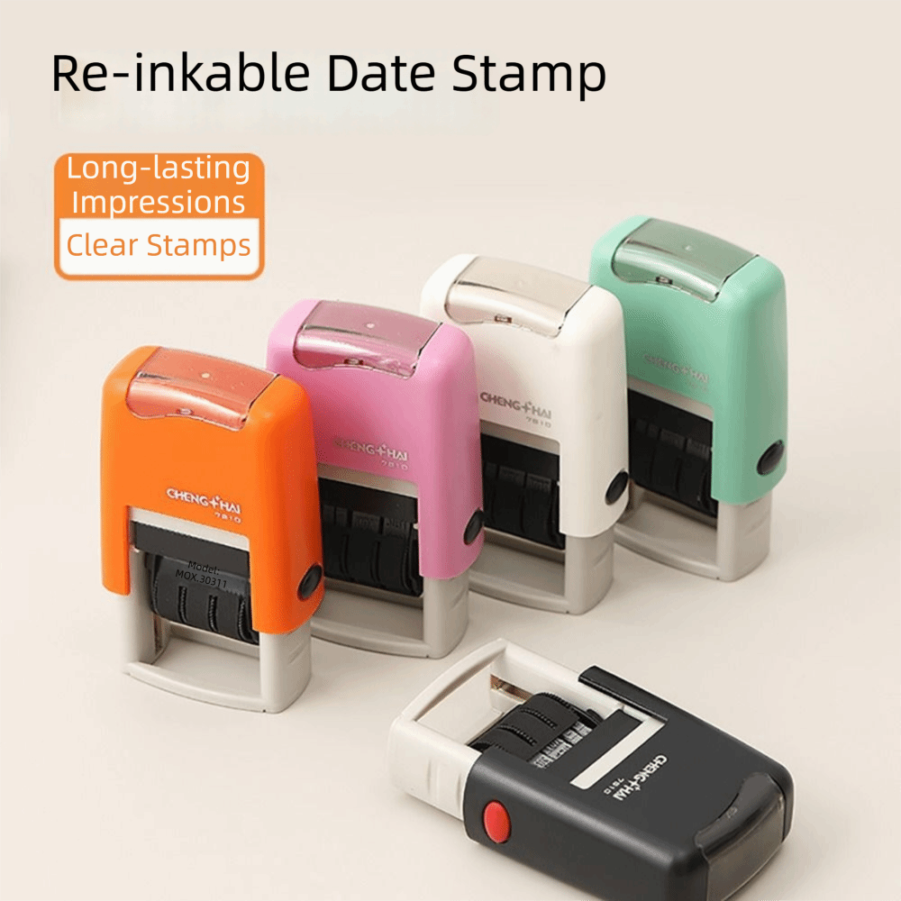 Automatic Ink Return Day-month - Rubber Date Stamp のレビューと価格