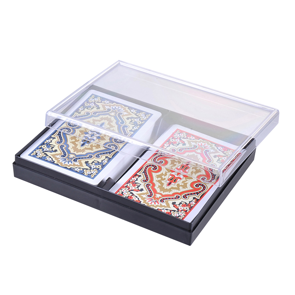 2 Decks Bridge Red and Blue Bo - Card Index Box のレビューと価格