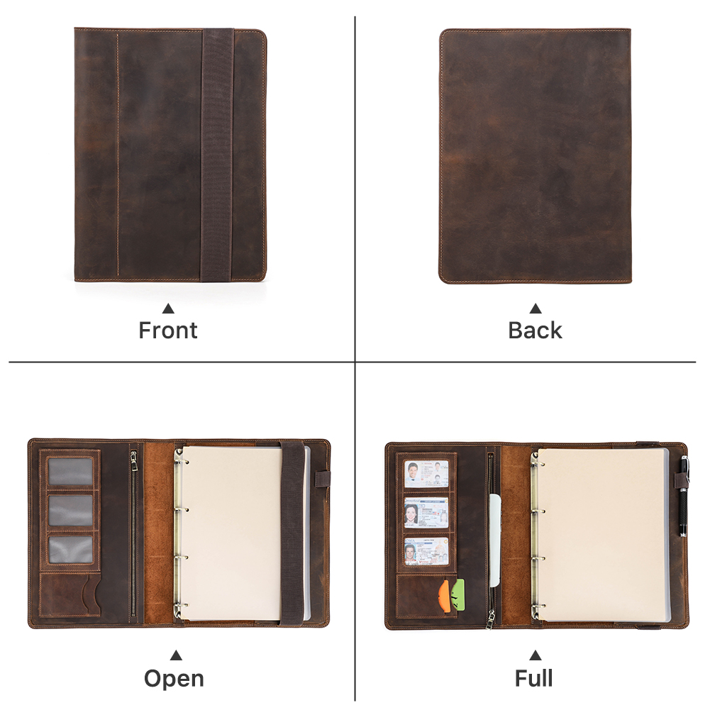 Luxury Retro Business A4 Noteb - Binder A4 Lever のレビューと価格