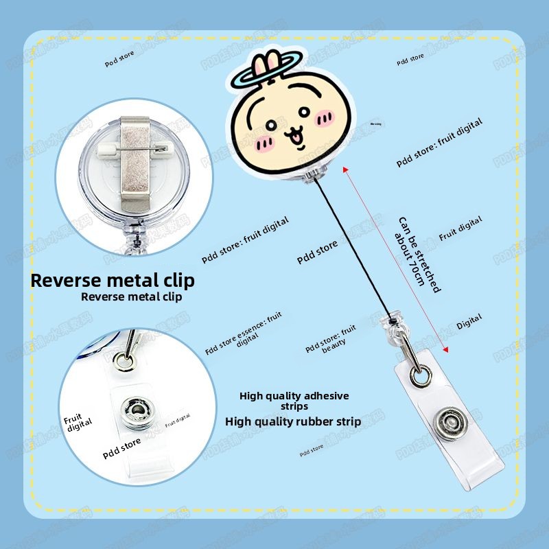 jiyi Retractable Badge Reel Ka - Index Card Holder のレビューと価格