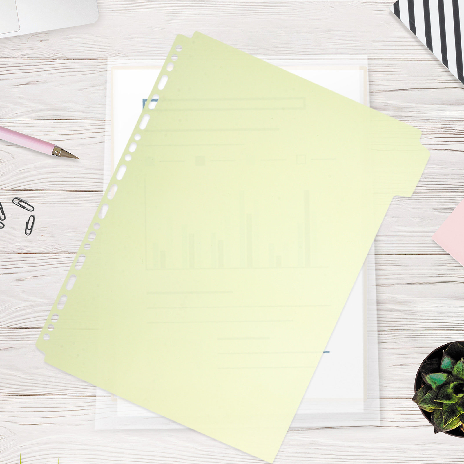 6Pcs File Binder Dividers A4 I - Tab Divider A4 のレビューと価格