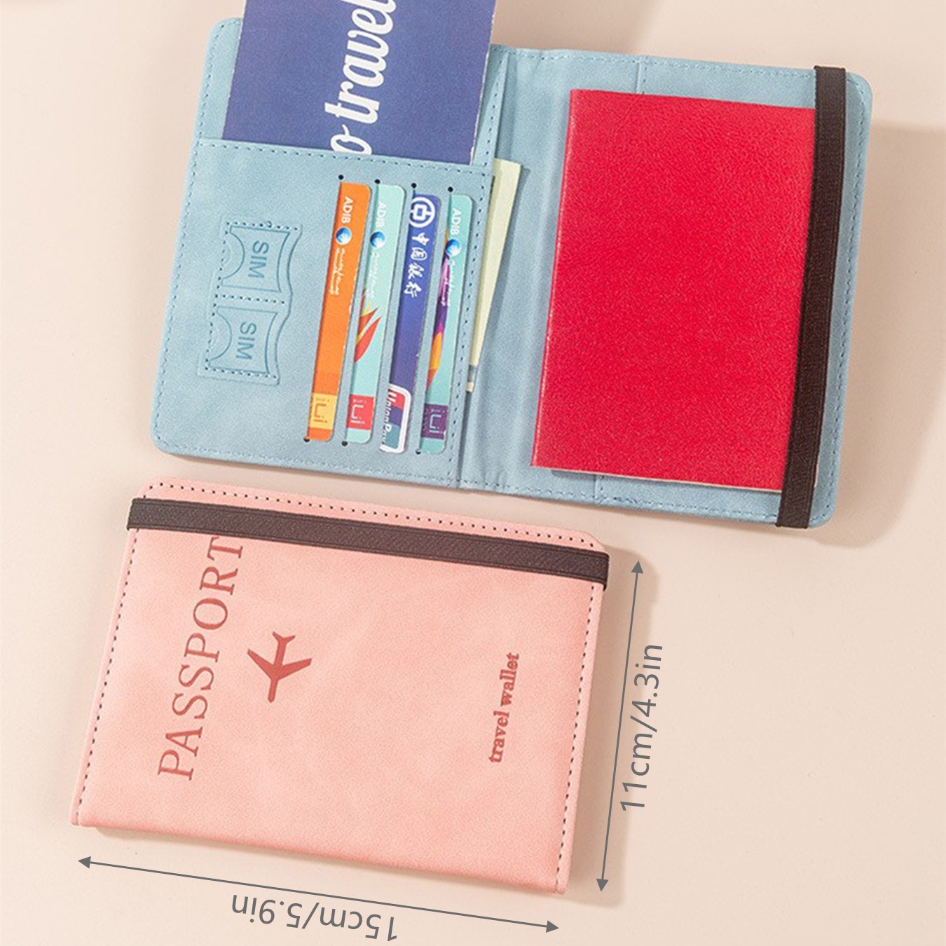 Passport Holder Travel Wallet  - Index Card Holder のレビューと価格